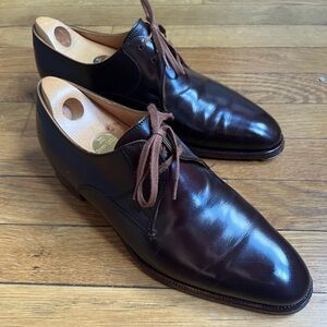 JOHN LOBB Marston 2 Eye Derby Blucher Shoes Oxfords UK 5.5 US 6.5-7
